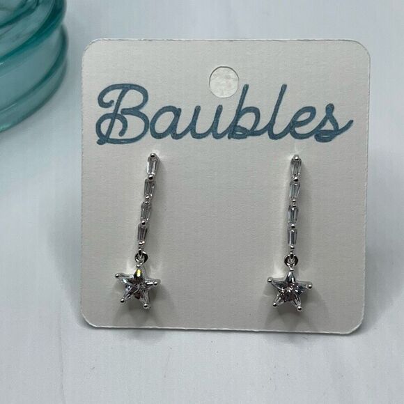 Baubles Dangle Star Earrings - Picture 6 of 7